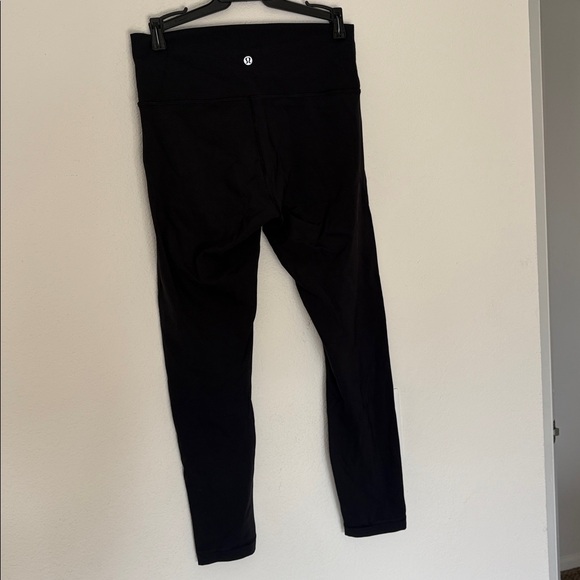 Lululemon Wunder Under Hi-Rise 7/8 Tight *Full-On Luxtreme 25" Black size 8 - Picture 4 of 6